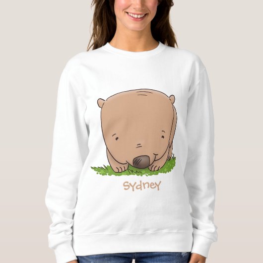 Niedliche Illustration des Cartoon Sweatshirt (Vorderseite)