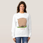 Niedliche Illustration des Cartoon Sweatshirt (Vorne ganz)