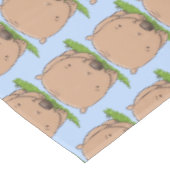 Niedliche Illustration des Cartoon Tischdecke (Schrägansicht)