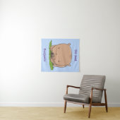 Niedliche Illustration des Cartoon Wandteppich (Beispiel (Horizontal))