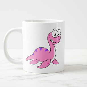 Niedliche Illustration des Loch Ness Monsters. Jumbo-Tasse