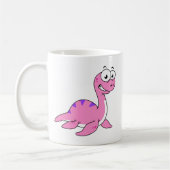 Niedliche Illustration des Loch Ness Monsters. Kaffeetasse (Links)