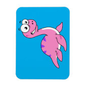 Niedliche Illustration des Loch Ness Monsters. Magnet (Vertikal)