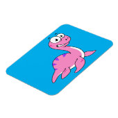 Niedliche Illustration des Loch Ness Monsters. Magnet (Linke Seite)