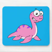 Niedliche Illustration des Loch Ness Monsters. Mousepad (Vorne)