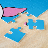 Niedliche Illustration des Loch Ness Monsters. Puzzle (Seite)