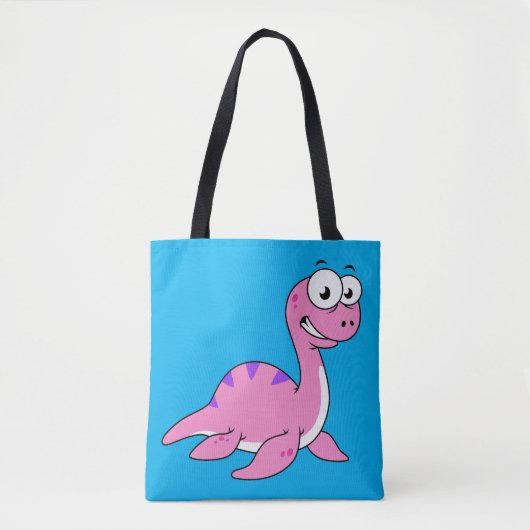 Niedliche Illustration des Loch Ness Monsters. Tasche (Vorderseite)