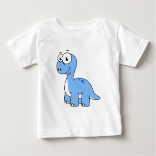 Niedliche Illustration eines Brontosaurus. Baby T-shirt