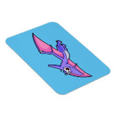 Niedliche Illustration eines fliegenden Pterodakty Magnet (Rechte Seite)