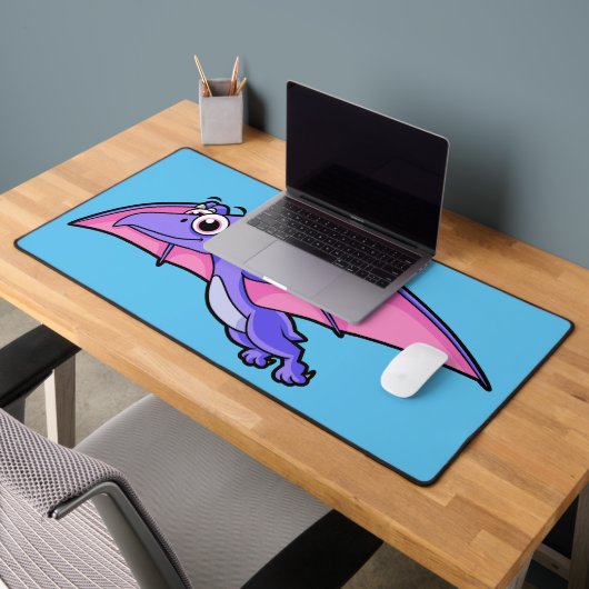 Niedliche Illustration eines fliegenden Pterodakty Schreibtischunterlage (Büro 2)