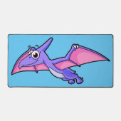 Niedliche Illustration eines fliegenden Pterodakty Schreibtischunterlage (Vorderseite)