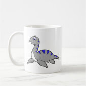 Niedliche Illustration eines Loch Ness Monsters. Kaffeetasse (Links)