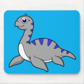 Niedliche Illustration eines Loch Ness Monsters. Mousepad (Vorne)