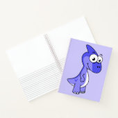 Niedliche Illustration eines Parasaurolophus Dinos Notizblock (Innenseite)