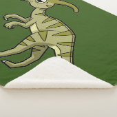 Niedliche Illustration eines Parasaurolophus Dinos Sherpadecke (3/4)