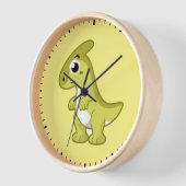 Niedliche Illustration eines Parasaurolophus Dinos Uhr (Winkel)