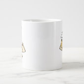 Niedliche Illustration eines Pterodaktyls. 2 Jumbo-Tasse (Vorderseite)