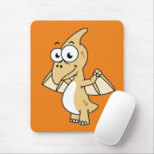 Niedliche Illustration eines Pterodaktyls. 2 Mousepad (Mit Mouse)