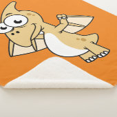 Niedliche Illustration eines Pterodaktyls. 2 Sherpadecke (3/4)