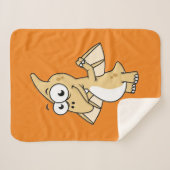 Niedliche Illustration eines Pterodaktyls. 2 Sherpadecke (Vorderseite (Horizontal))