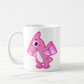 Niedliche Illustration eines Pterodaktyls. Kaffeetasse (Links)