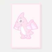 Niedliche Illustration eines Pterodaktyls. Post-it Klebezettel (Vorderseite)