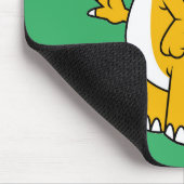 Niedliche Illustration eines Spinosauriers. 2 Mousepad (Ecke)