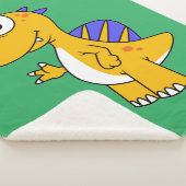 Niedliche Illustration eines Spinosauriers. 2 Sherpadecke (3/4)