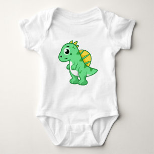 Niedliche Illustration eines Spinosauriers. Baby Strampler