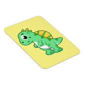 Niedliche Illustration eines Spinosauriers. Magnet (Rechte Seite)