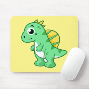 Niedliche Illustration eines Spinosauriers. Mousepad