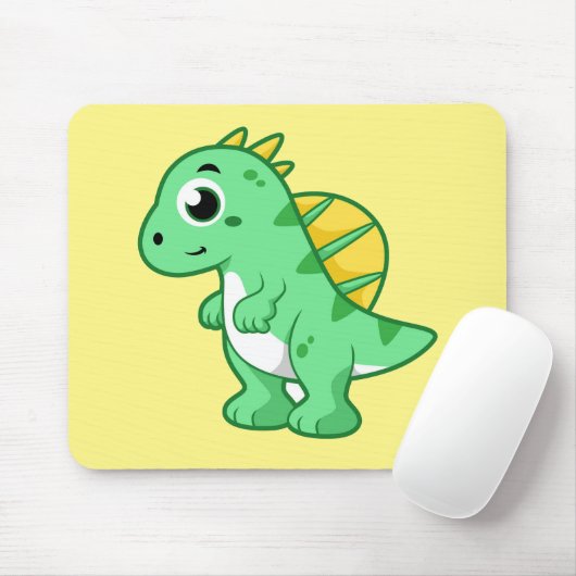 Niedliche Illustration eines Spinosauriers. Mousepad (Mit Mouse)