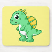 Niedliche Illustration eines Spinosauriers. Mousepad (Vorne)