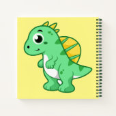 Niedliche Illustration eines Spinosauriers. Notizblock (Rückseite)