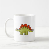 Niedliche Illustration eines Stegosaurus Dinosauri Kaffeetasse (Links)