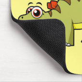 Niedliche Illustration eines Stegosaurus Dinosauri Mousepad (Ecke)