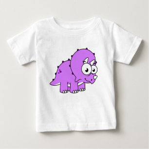 Niedliche Illustration eines Triceratops. Baby T-shirt