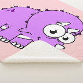 Niedliche Illustration eines Triceratops. Sherpadecke (3/4)