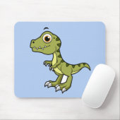 Niedliche Illustration eines Tyrannosaurus Rex. Mousepad (Mit Mouse)