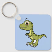 Niedliche Illustration eines Tyrannosaurus Rex. Schlüsselanhänger (Vorderseite)