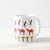 Niedliche Illustration für afrikanische Tiere Klas Kaffeetasse (VorderseiteRechts)