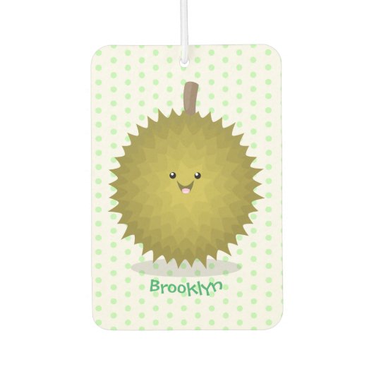 Niedliche Illustration von Happy-Duran-Cartoon Autolufterfrischer (Vorderseite)