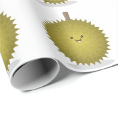 Niedliche Illustration von Happy-Duran-Cartoon Geschenkpapier (Rolleneckpunkt)