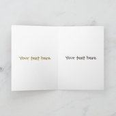 Niedliche Illustration von Happy-Duran-Cartoon Karte (Innenseite)