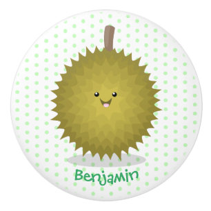 Niedliche Illustration von Happy-Duran-Cartoon Keramikknauf