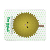 Niedliche Illustration von Happy-Duran-Cartoon Magnet (Horizontal)