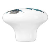 Niedliche Illustration von Molly Harrison über die Keramikknauf (Seitenansicht)