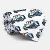 Niedliche Illustration zum Cartoon von Polizeiwage Krawatte (Gerollt)