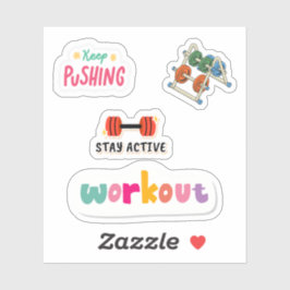 Niedliche  Illustrationen bleibe farbenfroh Scrapb Aufkleber