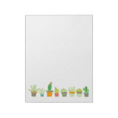 Niedliche Illustrierte Gartengrenze Notizblock (Rotiert)